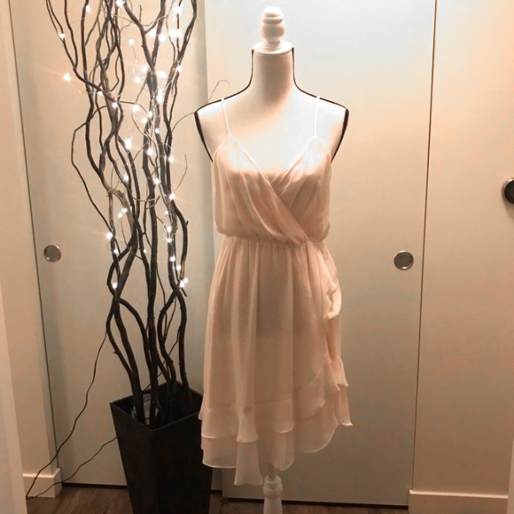 ⭐️ NWT ⭐️ BCBGeneration rose water chiffon dress